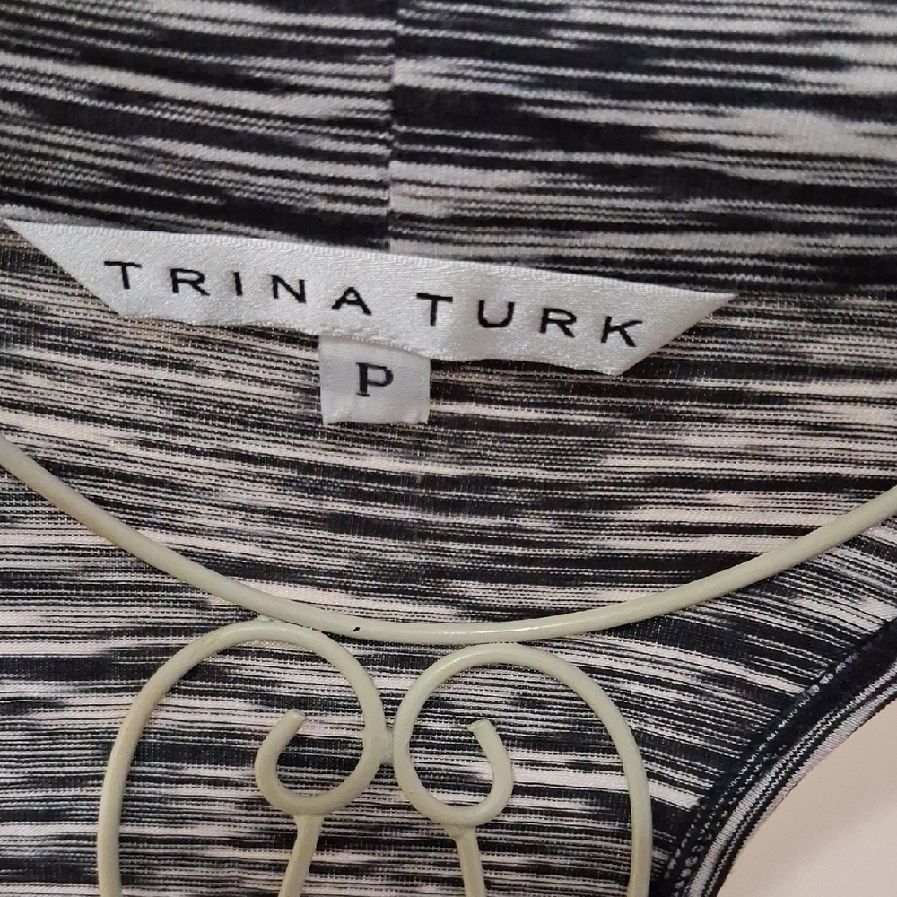 Trina Turk Black and White Maxi Dress - Picture 2 of 5